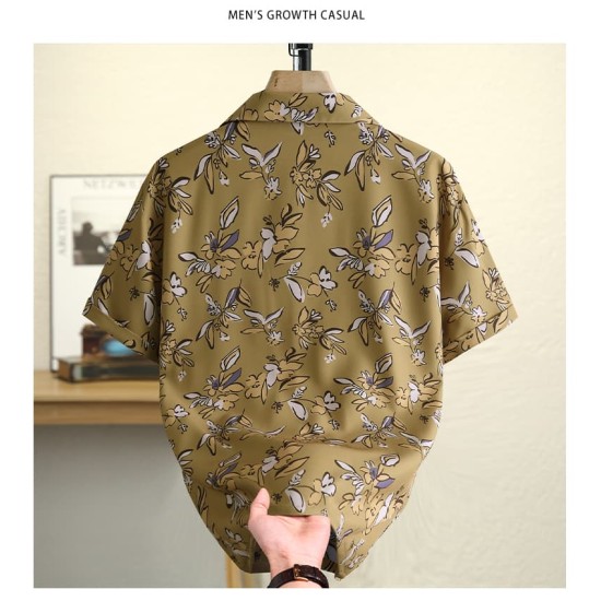 Beach holiday style short sleeve shirt Beach holiday style short sleeve shirt