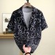 Beach holiday style short sleeve shirt Beach holiday style short sleeve shirt