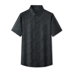 Casual trendy short-sleeved shirt