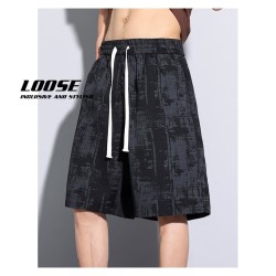 Tie-dye trendy sports shorts