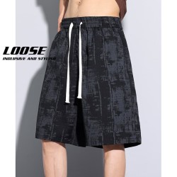 Tie-dye trendy sports shorts