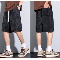Tie-dye trendy sports shorts