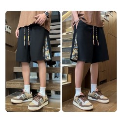 Straight loose shorts