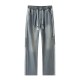Paneled striped jeans Paneled striped jeans