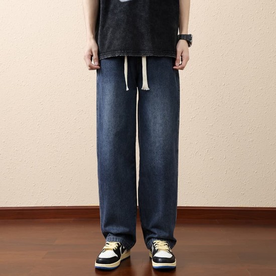Drawstring casual jeans Drawstring casual jeans