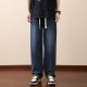 Drawstring casual jeans Drawstring casual jeans