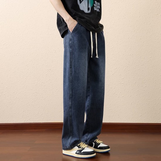 Drawstring casual jeans Drawstring casual jeans