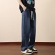 Drawstring casual jeans Drawstring casual jeans