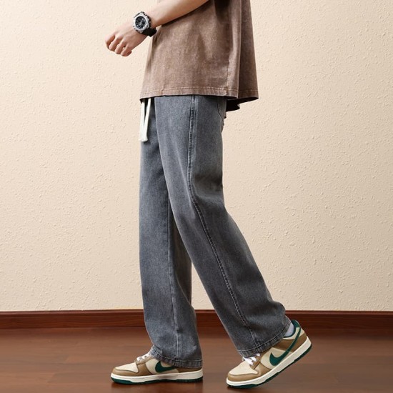 Drawstring casual jeans Drawstring casual jeans