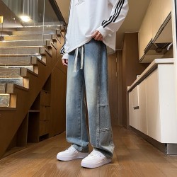 Loose casual washed jeans