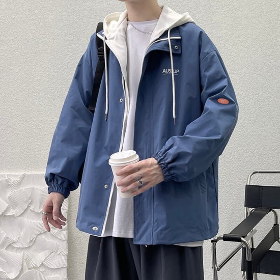 Fake two piece hooded jacket Fake two piece hooded jacket