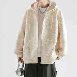 Cardigan hooded loose coat