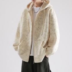 Cardigan hooded loose coat