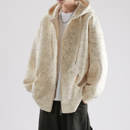 Cardigan hooded loose coat Cardigan hooded loose coat