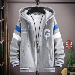 Cardigan hooded jacket