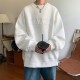 Lettering crew neck casual sweatshirt Lettering crew neck casual sweatshirt