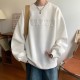Lettering crew neck casual sweatshirt Lettering crew neck casual sweatshirt