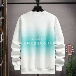 Crew neck pullover sweatshirt