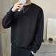 Round neck textured sweatshirt Round neck textured sweatshirt