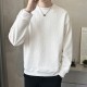 Round neck textured sweatshirt Round neck textured sweatshirt