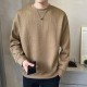 Round neck textured sweatshirt Round neck textured sweatshirt