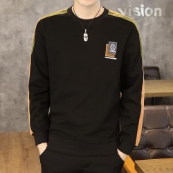 Round neck trendy sweatshirt