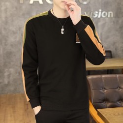 Round neck trendy sweatshirt