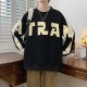Retro letter print sweatshirt Retro letter print sweatshirt