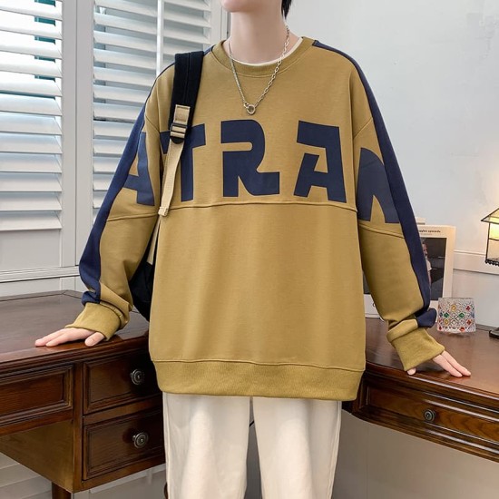 Retro letter print sweatshirt Retro letter print sweatshirt