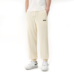 Straight-leg casual trousers