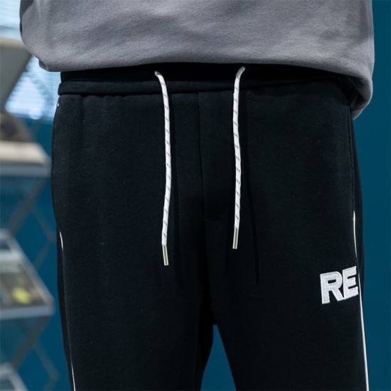 Casual sports trousers with cuffs Casual sports trousers with cuffs