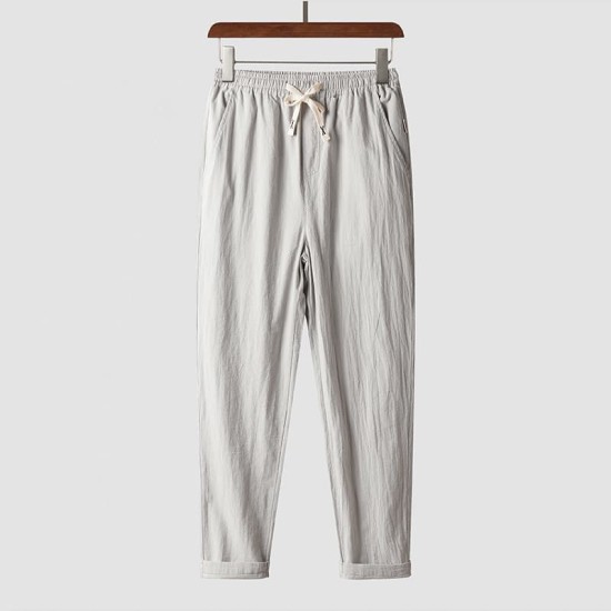 Loose breathable elastic waist trousers Loose breathable elastic waist trousers