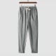 Loose breathable elastic waist trousers Loose breathable elastic waist trousers