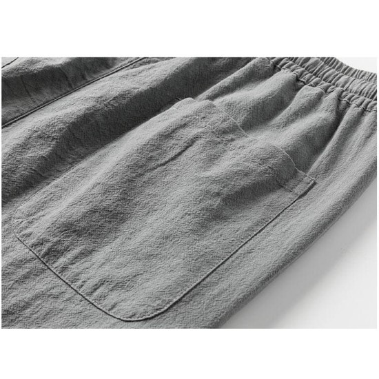 Loose breathable elastic waist trousers Loose breathable elastic waist trousers