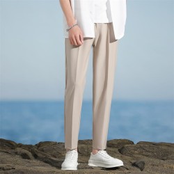 Anti-wrinkle casual trousers